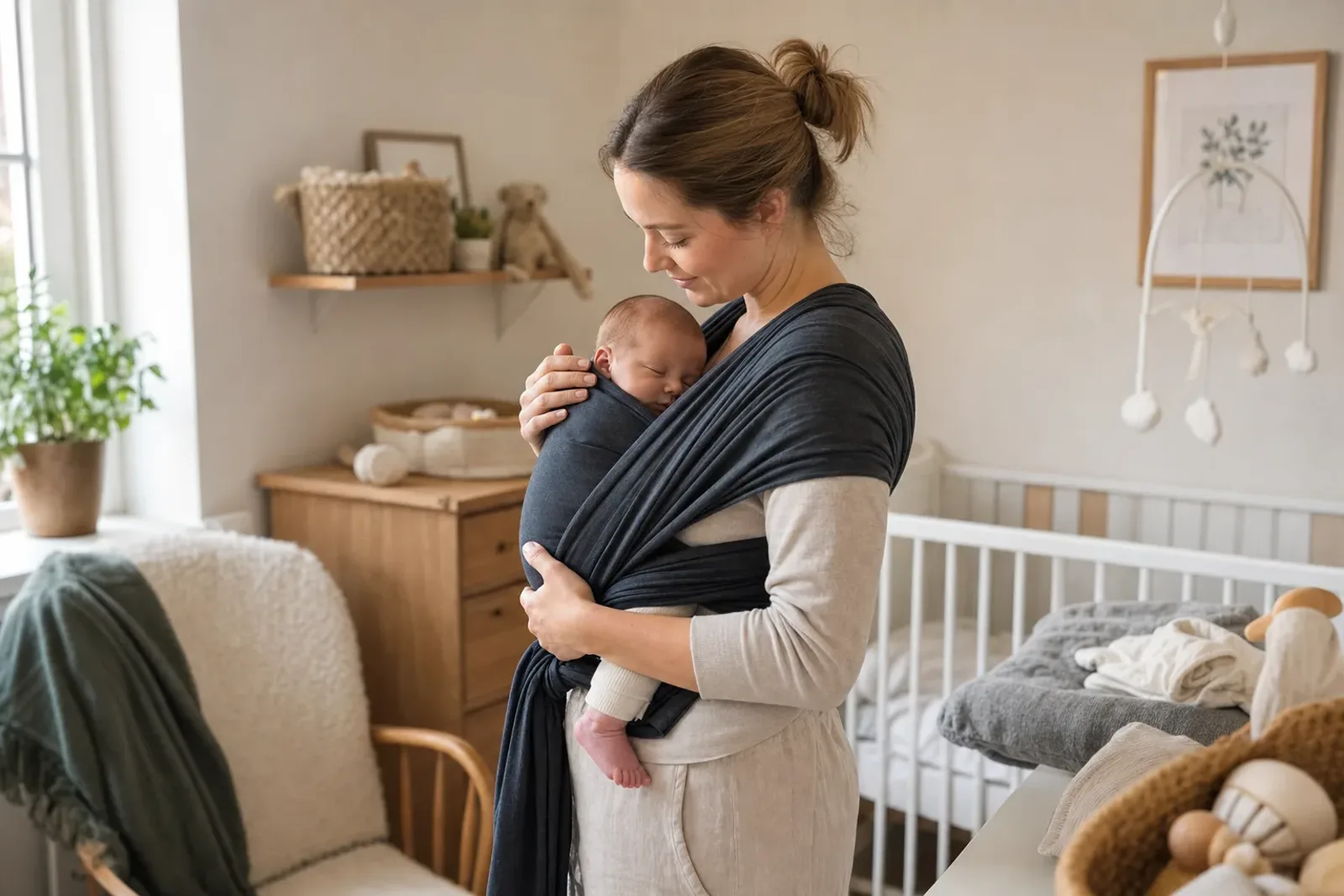 Bärsjal eller bärsele för nyfödda: vad passar bäst?